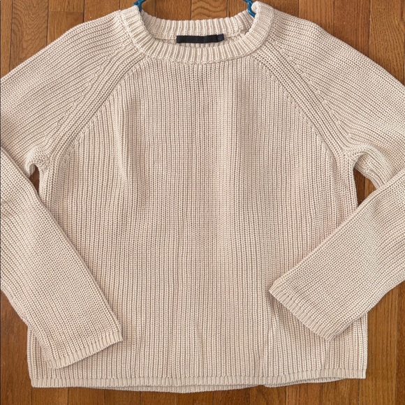 Jenni Kayne Tan Cotton Sweater Size Large - Picture 3 of 9